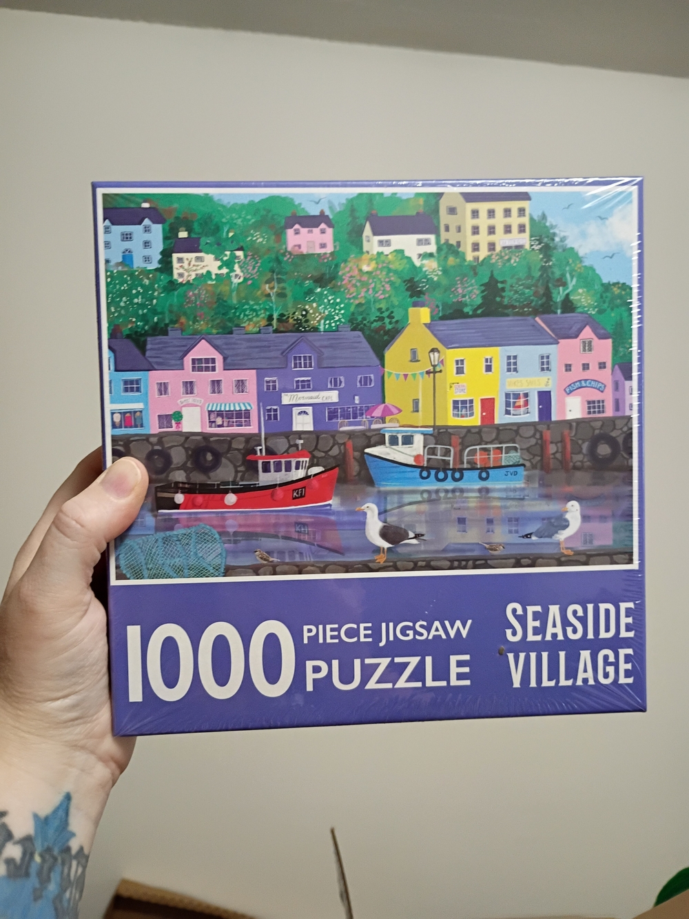 NEW Page Publications Collection Seaside Village Jigsaw Puzzles 1000 Pieces